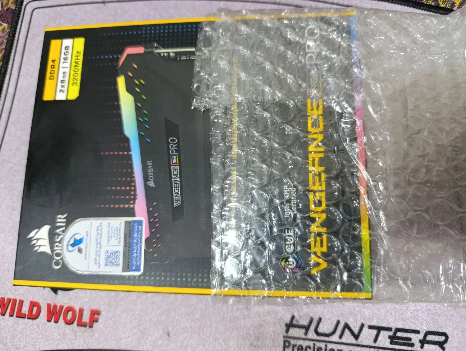 RAm crosier vengeance pro 16g(2*8) heat sink rgb|قطعات و لوازم جانبی رایانه|نقده, |دیوار