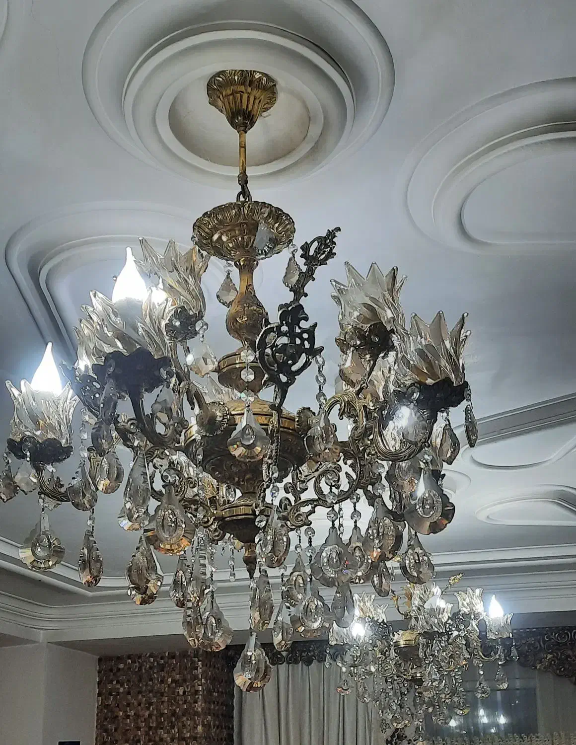 لوستر برنز|لوستر و چراغ آویز|ارومیه, |دیوار