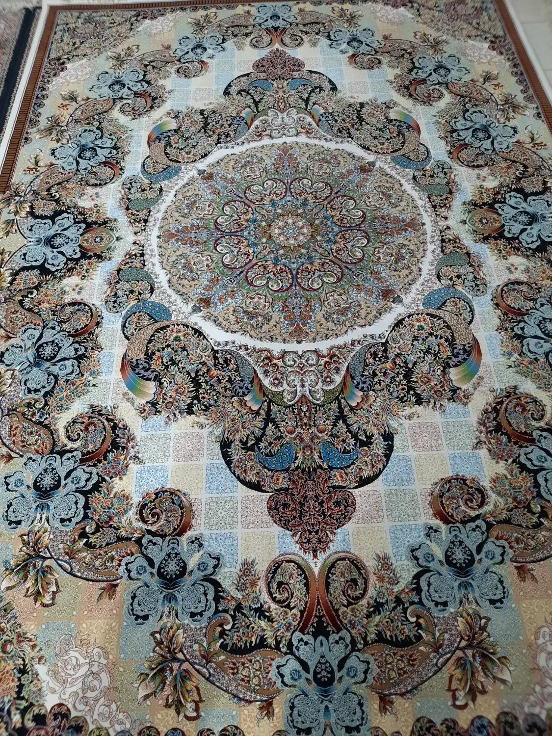 ۲تخته فرش ۹متری ۱۰۰۰شانه جفت|فرش|کرمانشاه, |دیوار