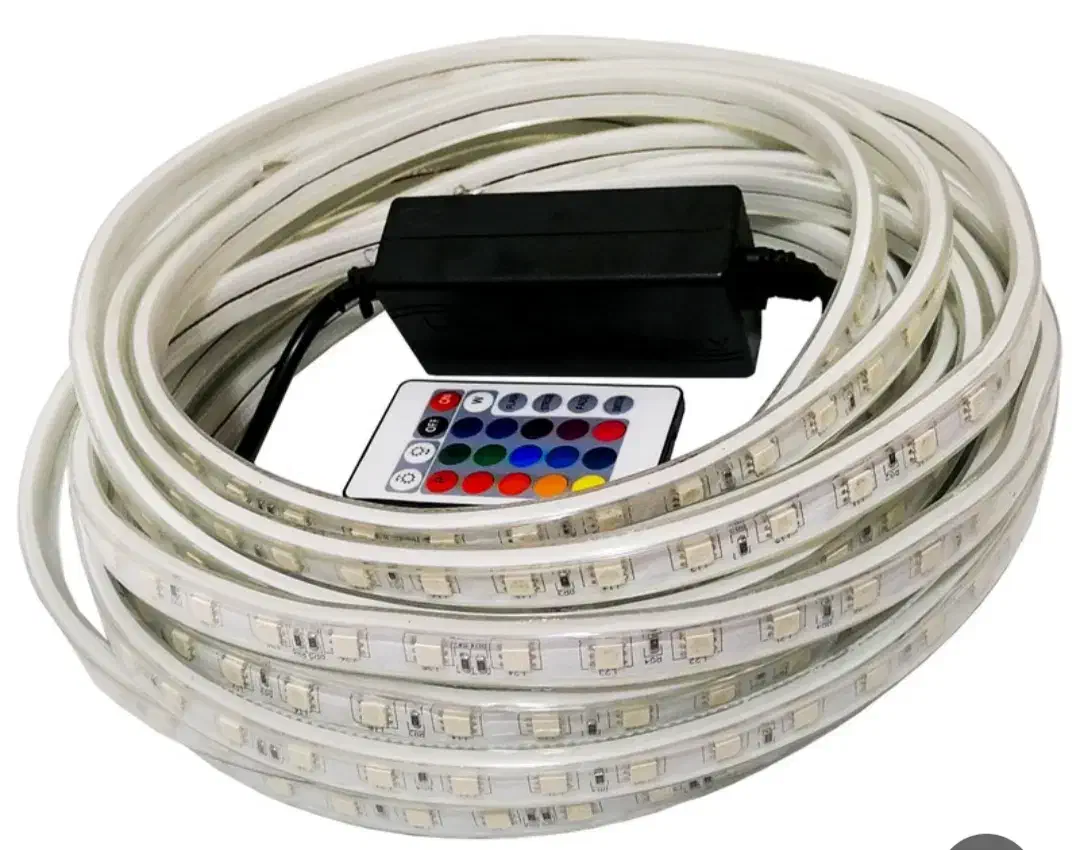 ریسه هفت رنگ 9متر متری 100|ریسه و چراغ تزئینی|پرند, فاز ۵|دیوار