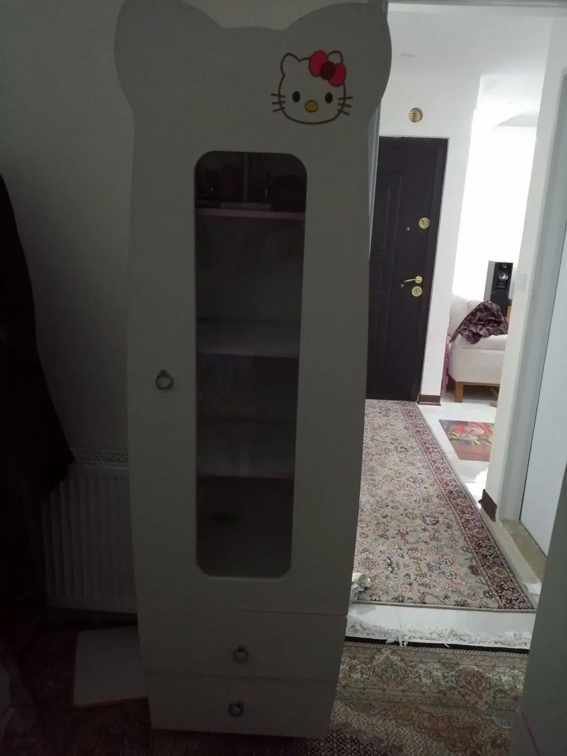 تخت، کمد، ویترین بچه طرح کیتی|تخت و سرویس خواب|محمدشهر, همایون ویلا|دیوار