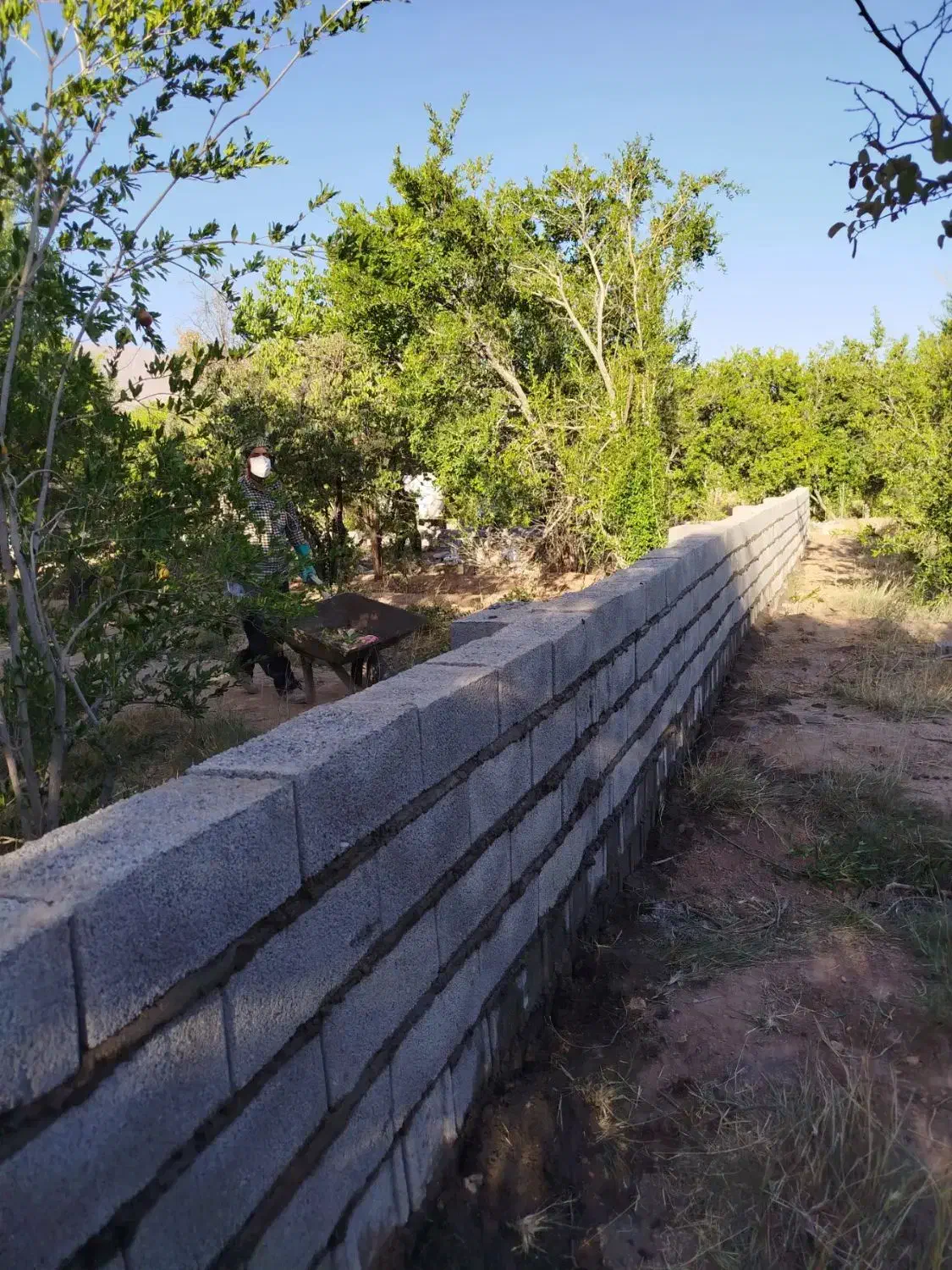 اوستا بناهمه کاره بلوک چینی شیب بند|خدمات پیشه و مهارت|کرمان, |دیوار