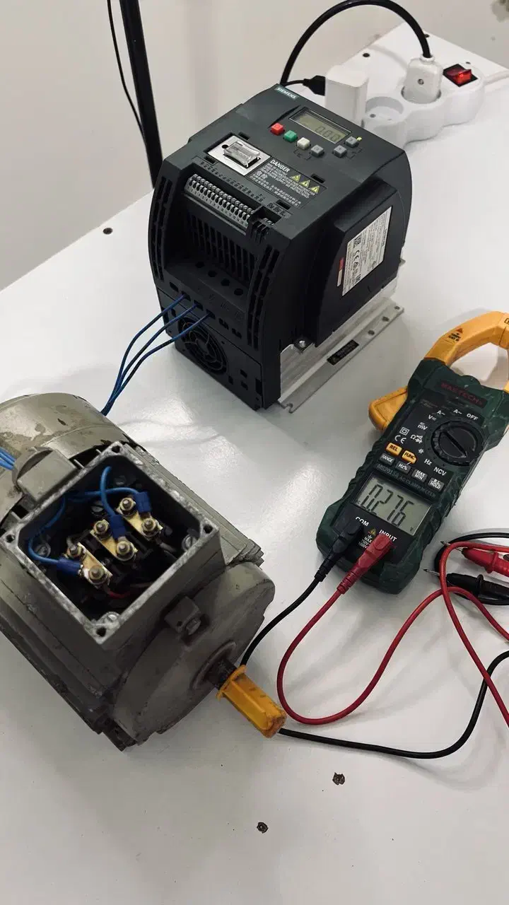 آموزش کنترل دور الکتروموتور ها با کنترل دور SIMENS|خدمات آموزشی|رشت, چمارسرا|دیوار