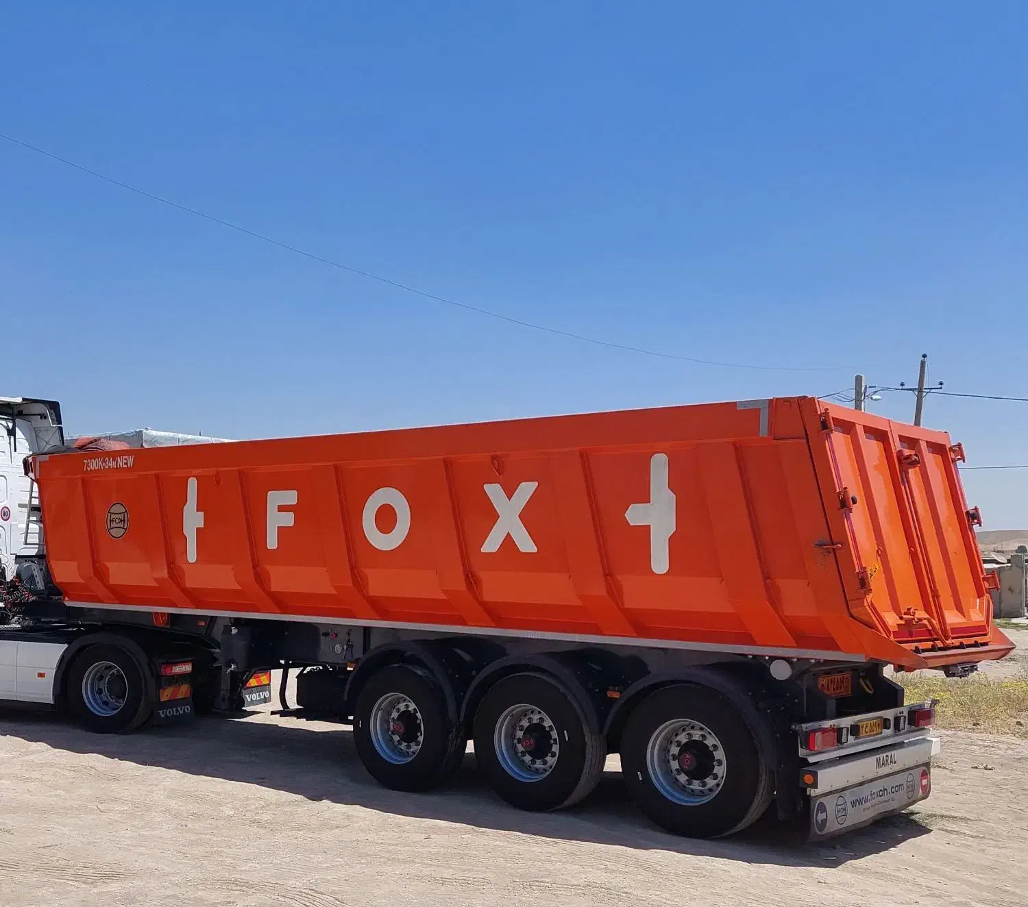 تریلی کمپرسی فوکس شرکت مارال|خودرو سنگین|بروجرد, |دیوار