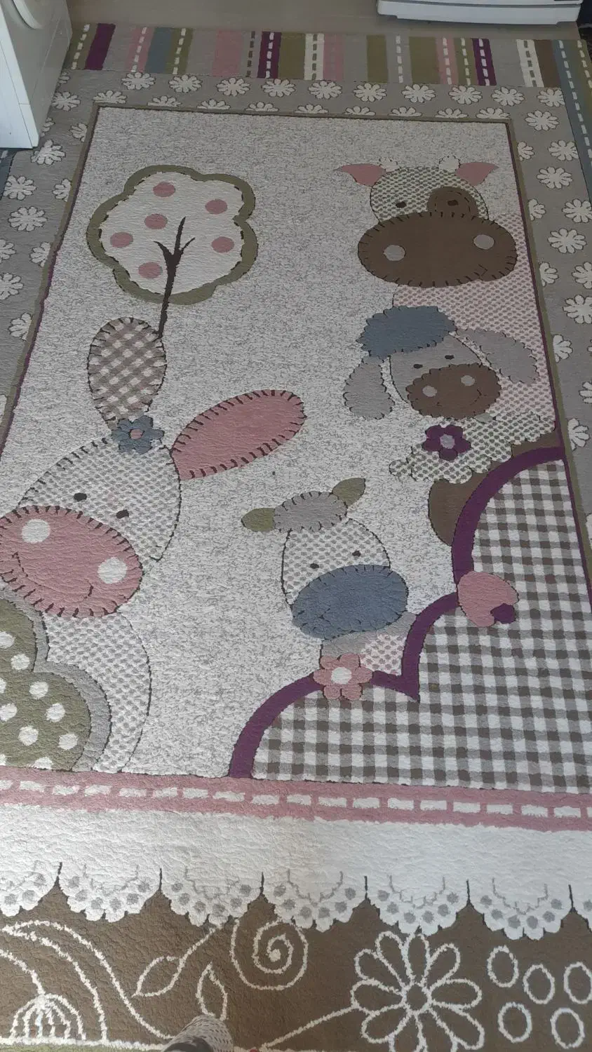 ساعت قالی زیر تلویزیون|ساعت دیواری و تزئینی|سنندج, |دیوار