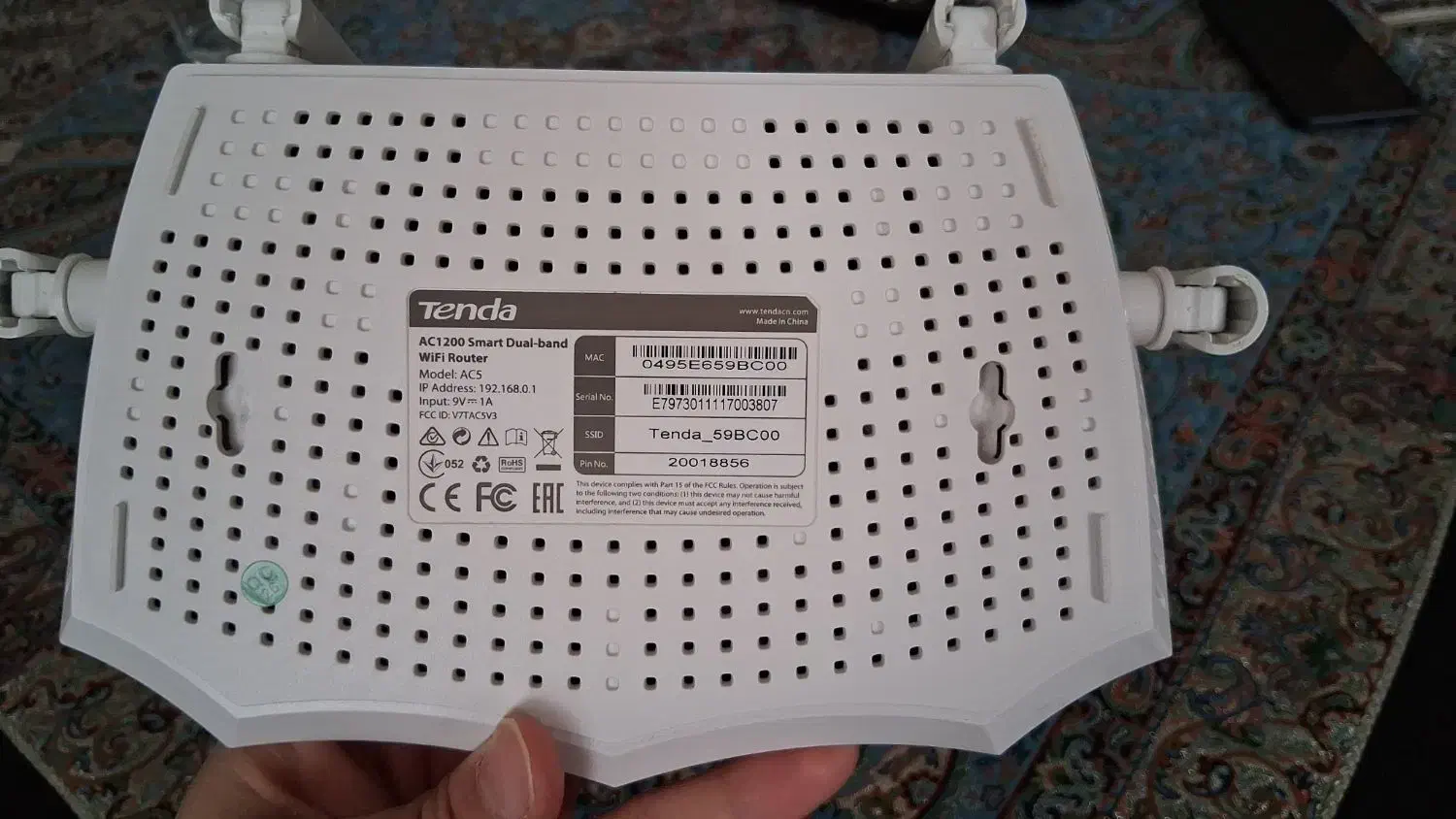 روتر تندا مدل AC1200|مودم و تجهیزات شبکه|تهران, نیلوفر|دیوار