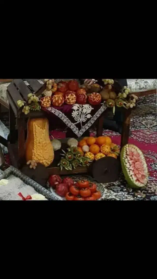 حکاکی کدو و هندوانه شب یلدا|خوردنی و آشامیدنی|مشهد, ایثارگران|دیوار