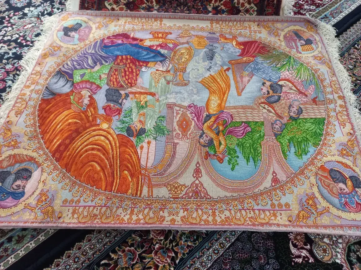 تابلو فرش دستبافت خسروپرویز|تابلو فرش|ری, شهرری|دیوار