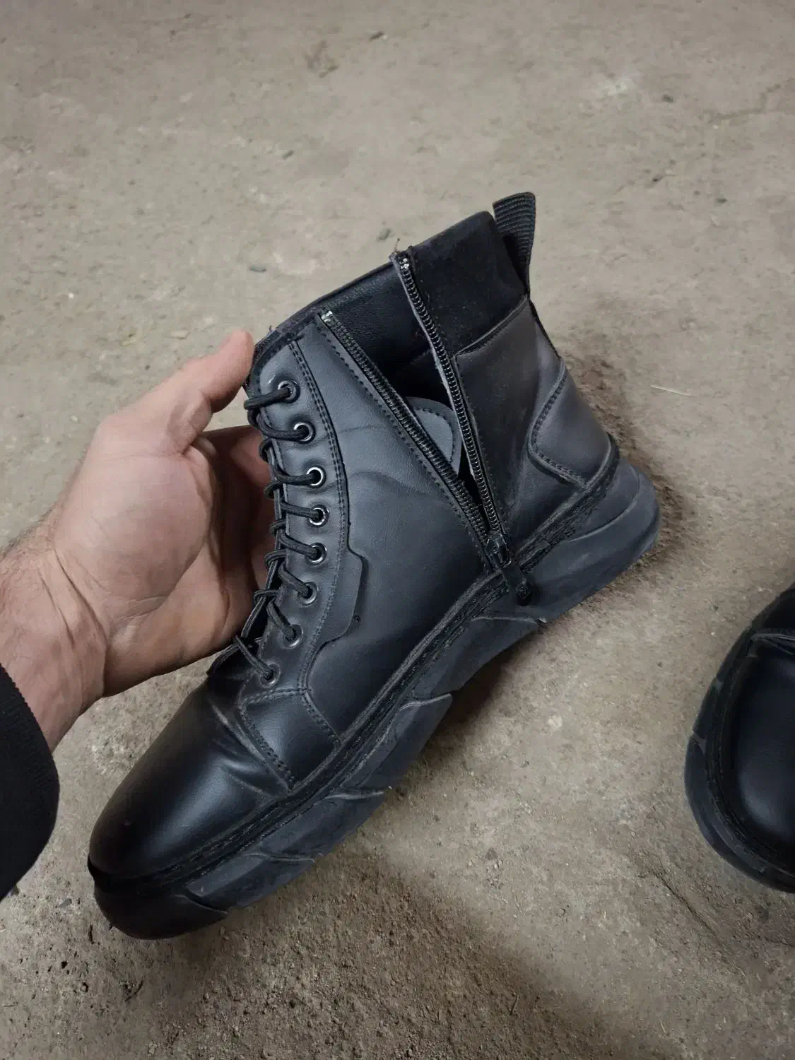 نیم بوت چرم|کیف، کفش، کمربند|تبریز, |دیوار