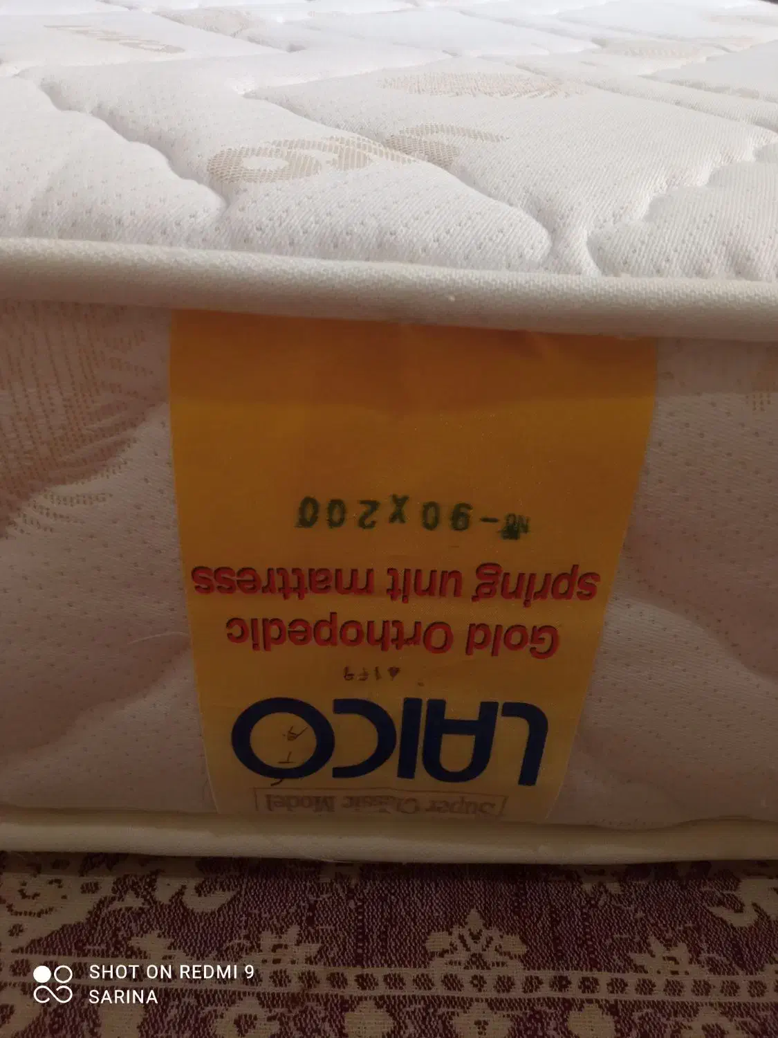 خوشخواب تک نفره|تشک تختخواب|مراغه, |دیوار