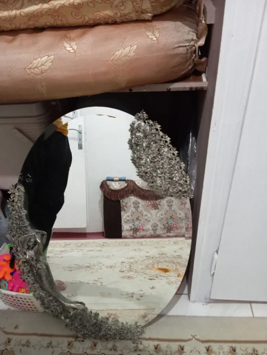 باسلام یک عدد اینه برنزه قدیمی ماله زمان مادر بزرگ|آینه|فردیس, شهرک شهید حسینی|دیوار