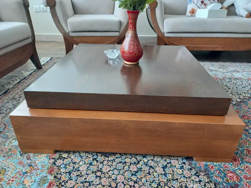 میز جلو مبلی چرخش۳۶۰درجه مناسب برای دورهمی جوانان|مبلمان خانگی و میز عسلی|ساری, |دیوار