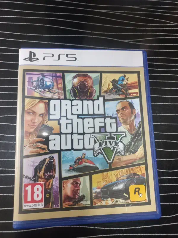 دی وی دی gta v  برای  ps5|کنسول، بازی ویدئویی و آنلاین|اردبیل, |دیوار