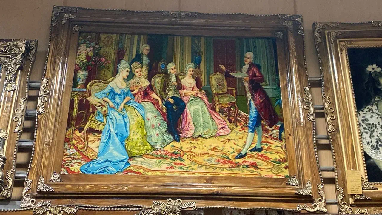 تابلوفرش شاعر جوان|تابلو فرش|زنجان, |دیوار