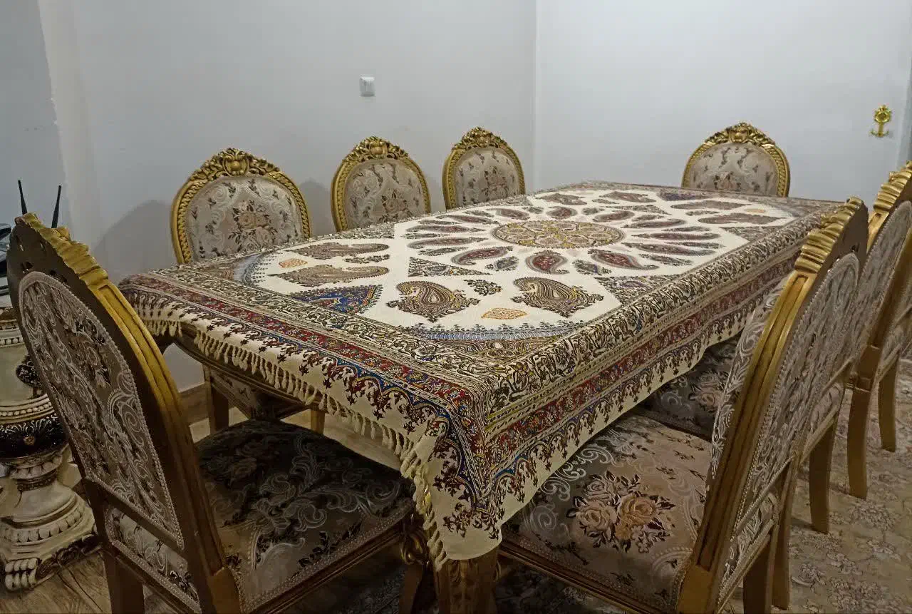 میز نهار خوری سلطنتی|میز و صندلی غذاخوری|قم, زنبیل آباد|دیوار