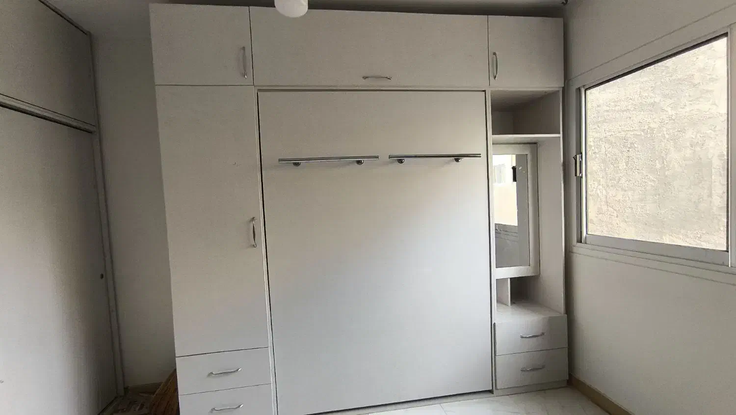 کمد دیواری به همراه تخت کمجا|تخت و سرویس خواب|بومهن, |دیوار