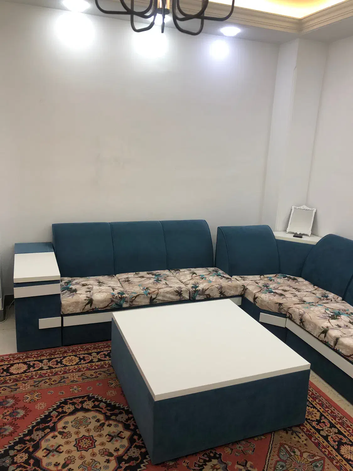 مبل ال ۷ نفره تمیز|مبلمان خانگی و میز عسلی|تهران, اباذر|دیوار