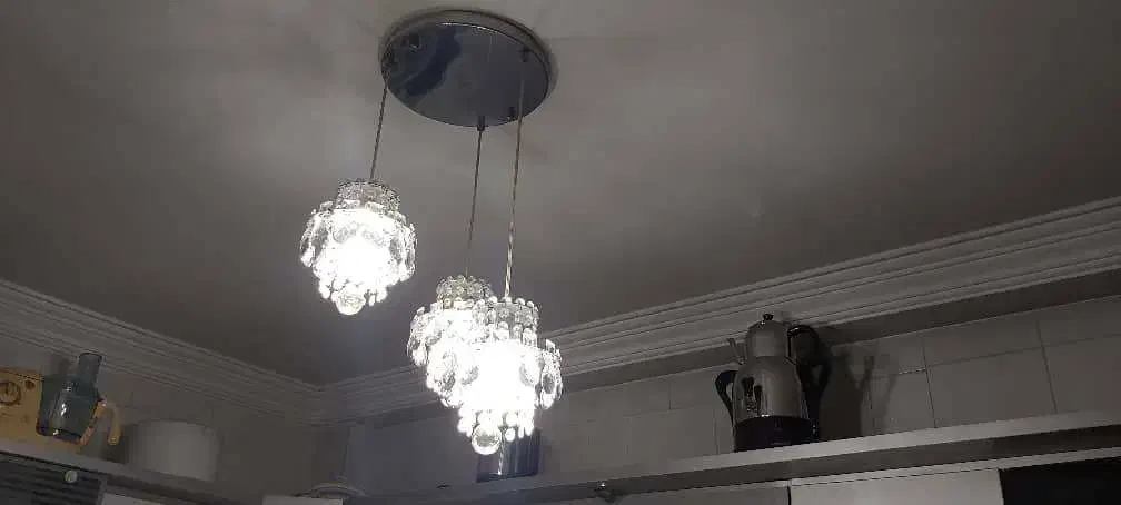 لوستر سه لاین|لوستر و چراغ آویز|گرگان, |دیوار