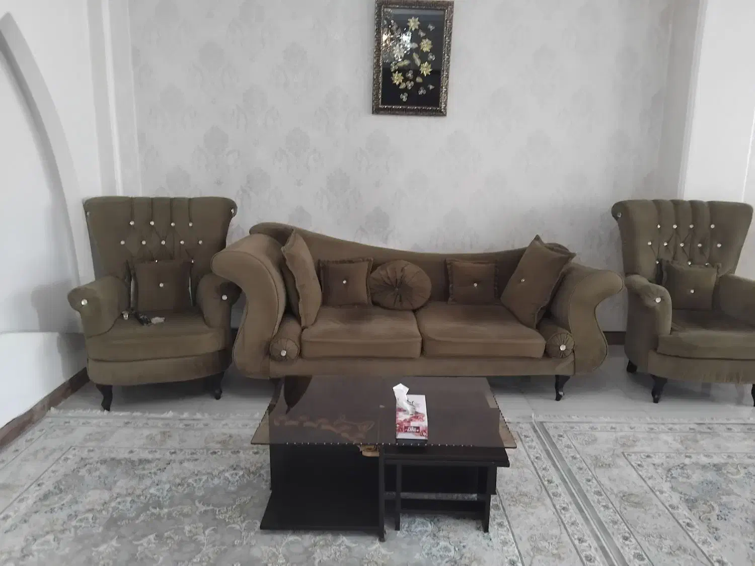 مبل هفت نفره|مبلمان خانگی و میز عسلی|اسلام‌شهر, شهرک مهدیه|دیوار