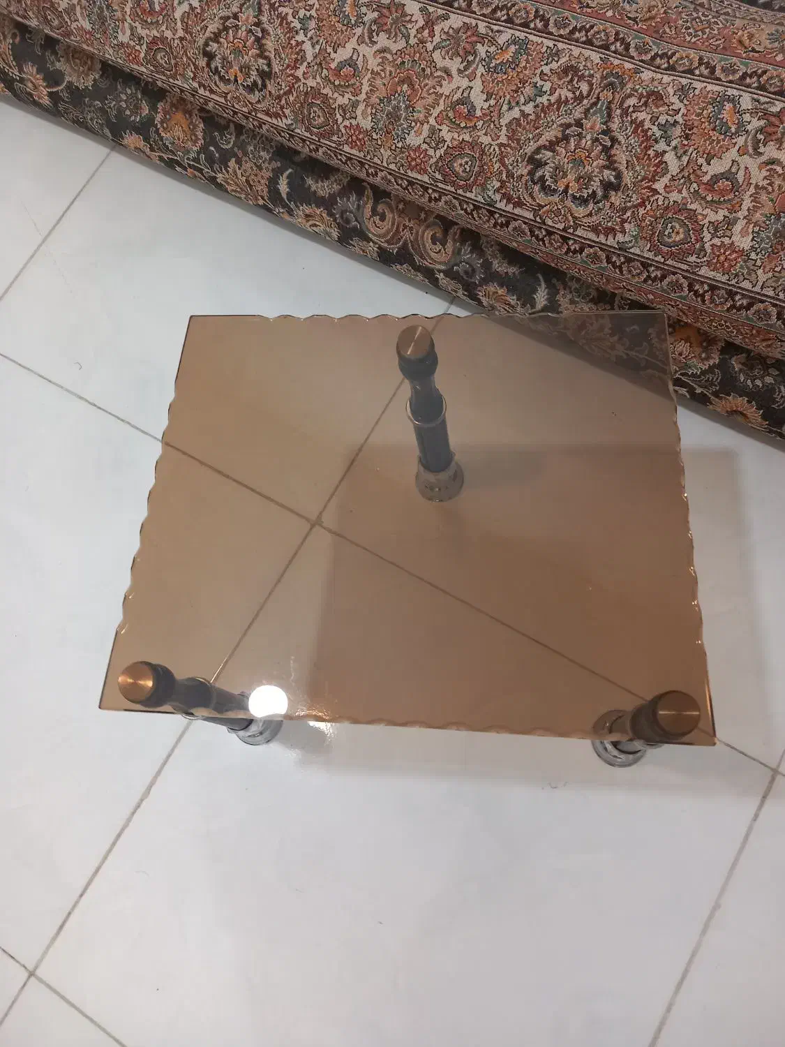 عسلی شیشه ای|مبلمان خانگی و میز عسلی|کرمانشاه, |دیوار