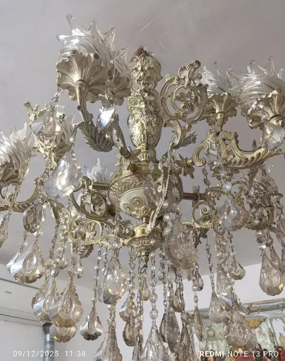 لوستر برنز|لوستر و چراغ آویز|گلستان (تهران), |دیوار