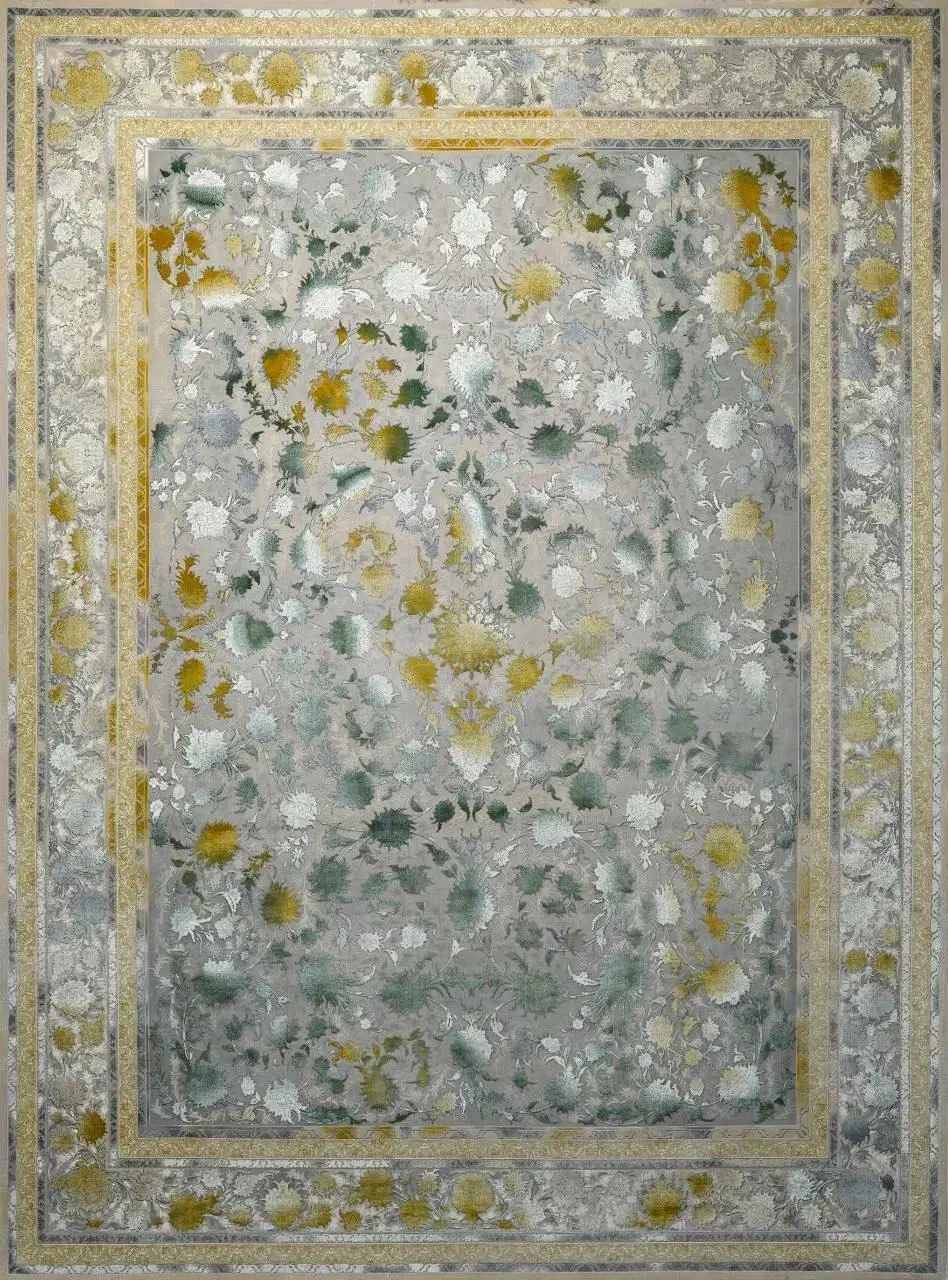 ۲تخته ۹متری فرش ۱۲۰۰شانه۳۶۰۰۰تمام نخ ۱۰رنگ|فرش|خرمآباد, |دیوار