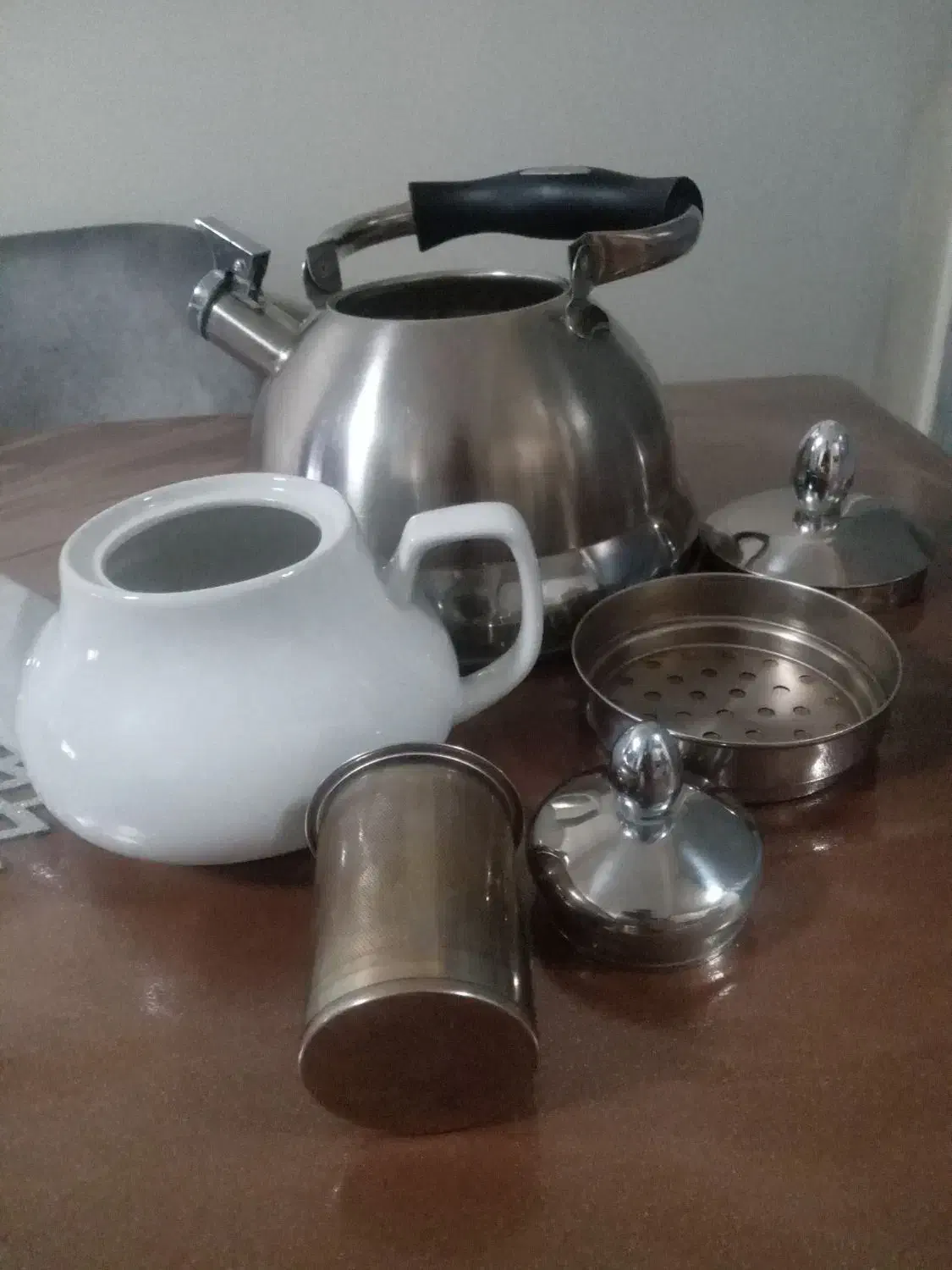 کتری وقوری سیلور|قوری، کتری، قهوهساز دستی|تهران, آهنگران (سراسیاب دولاب)|دیوار