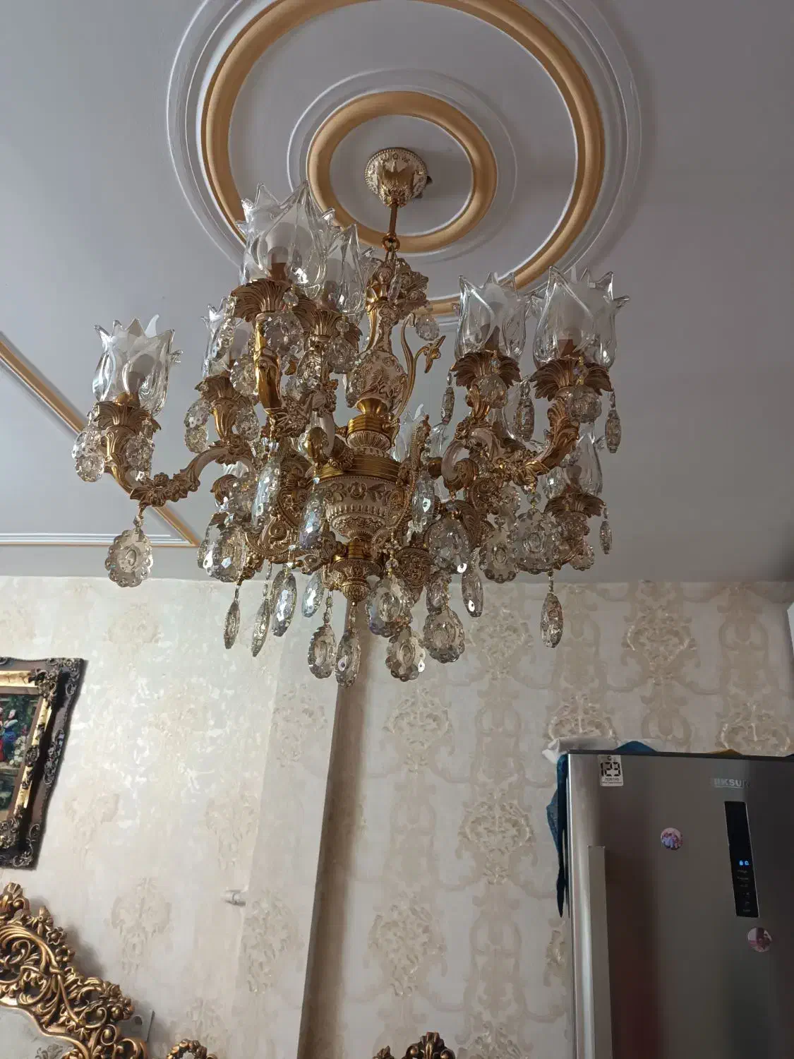 دو عدد لوستر|لوستر و چراغ آویز|تهران, شهرک ولیعصر شمالی|دیوار