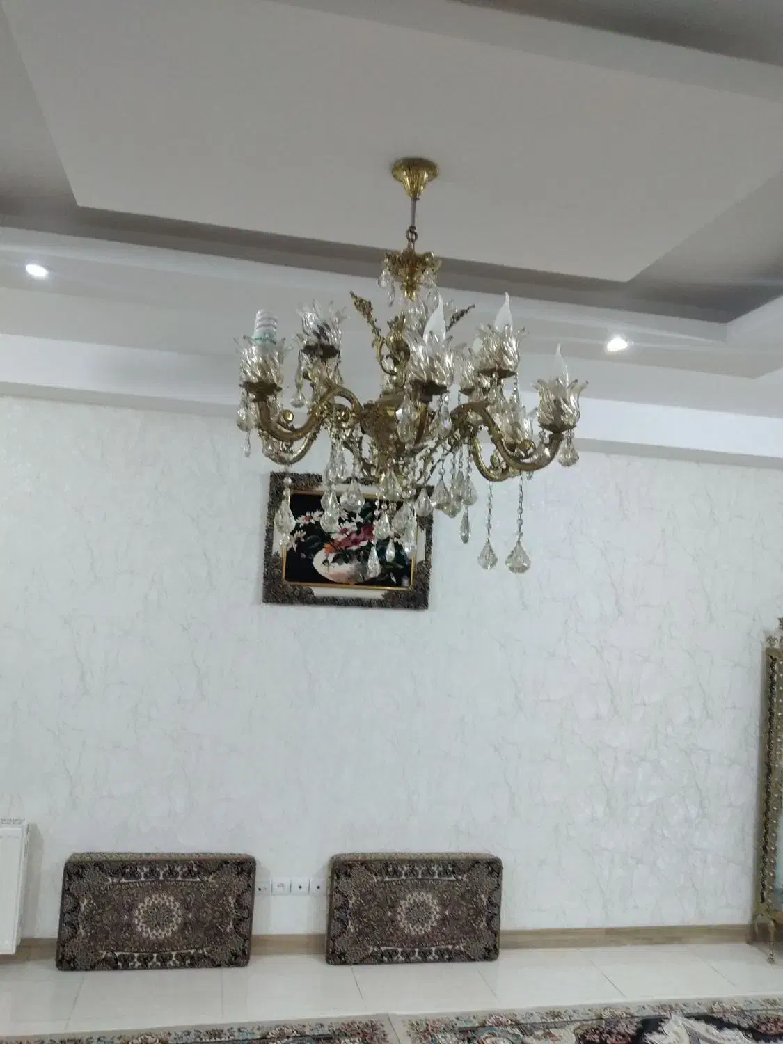 لوستر برنز|لوستر و چراغ آویز|فردوسیه, |دیوار