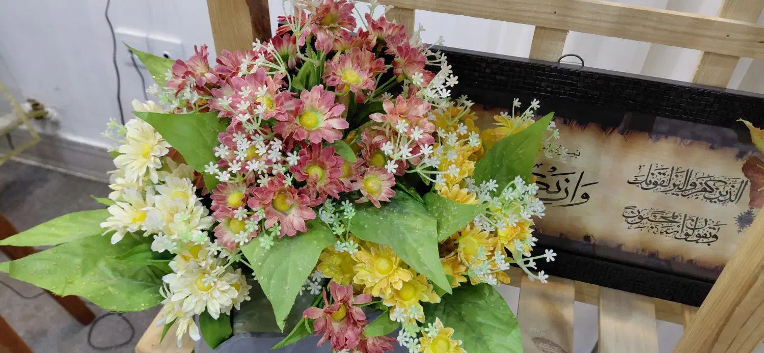 گل وسبدگل|گل مصنوعی|رامهرمز, |دیوار