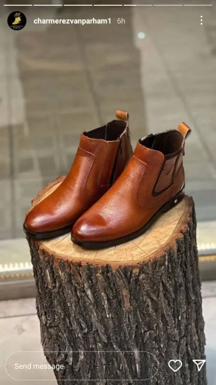 نیم بوت تمام چرم مردانه سایز ۴۳|کیف، کفش، کمربند|اهواز, کیان اباد|دیوار