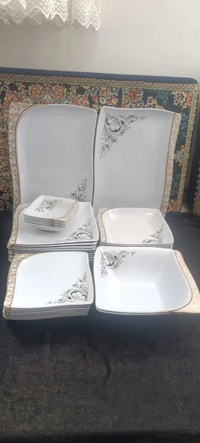 ملامین نگین یزد|ظروف سرو و پذیرایی|کرمانشاه, |دیوار