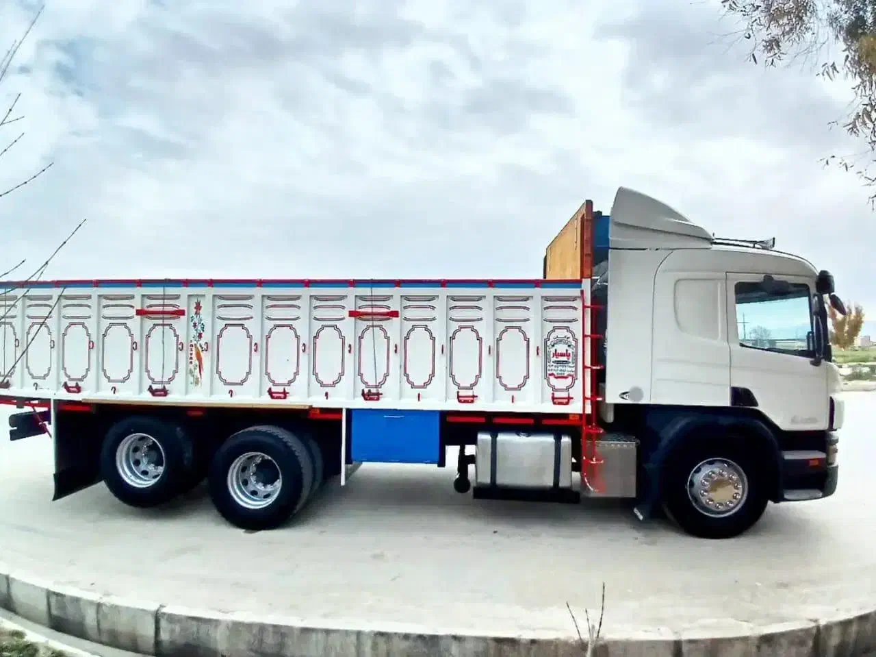 اسکانیا 10 چرخ|خودرو سنگین|شیراز, سیلو|دیوار