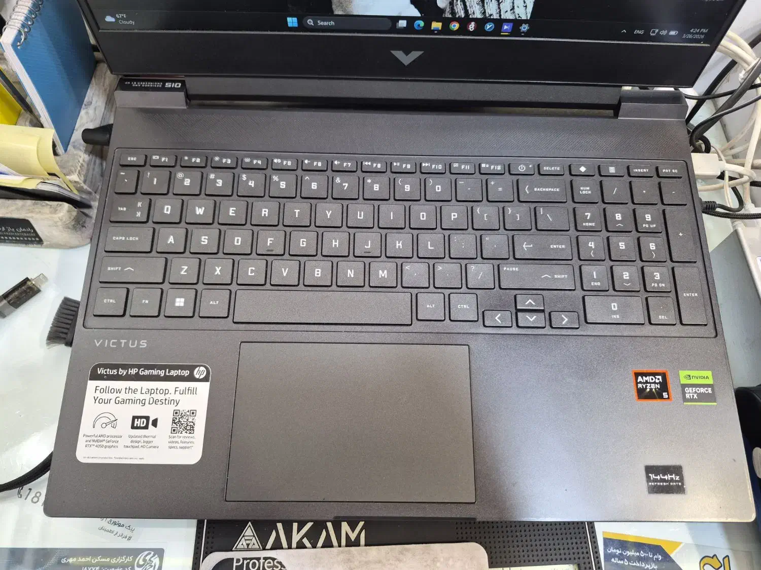 لپ تاپ hp victus اچ پی|رایانه همراه|مشهد, بهشت|دیوار