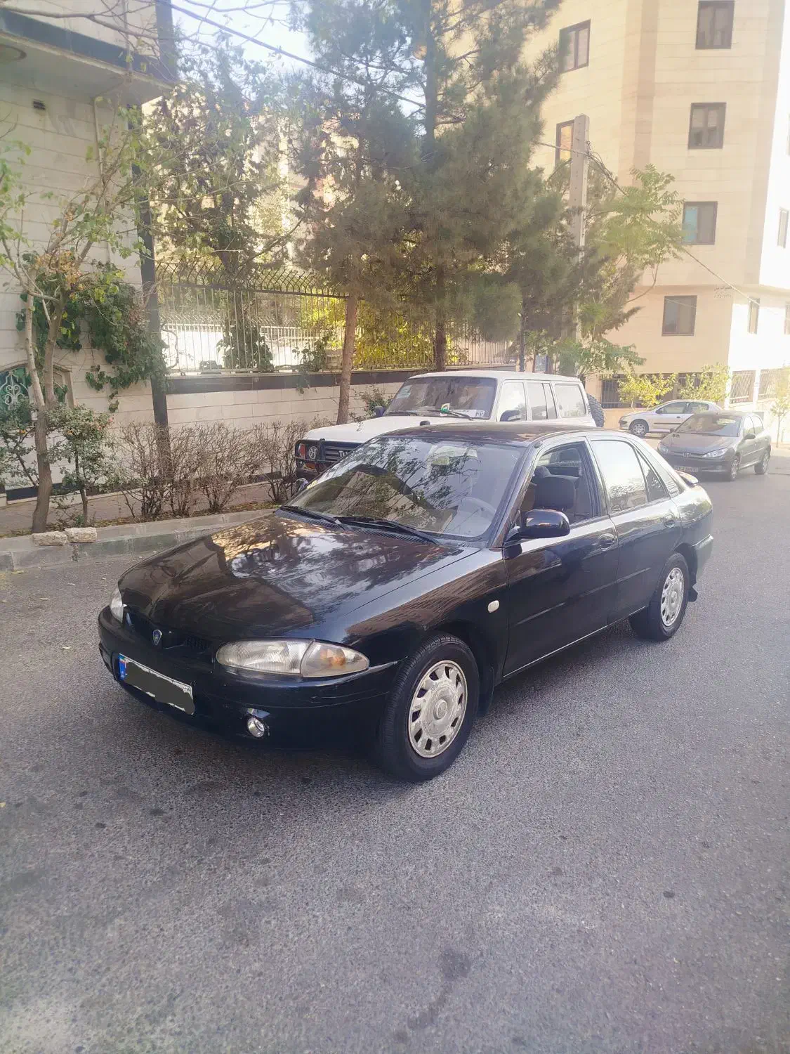 پروتون ویرا لیفت بک مشکی|خودرو سواری و وانت|تهران, سید خندان (جلفا)|دیوار