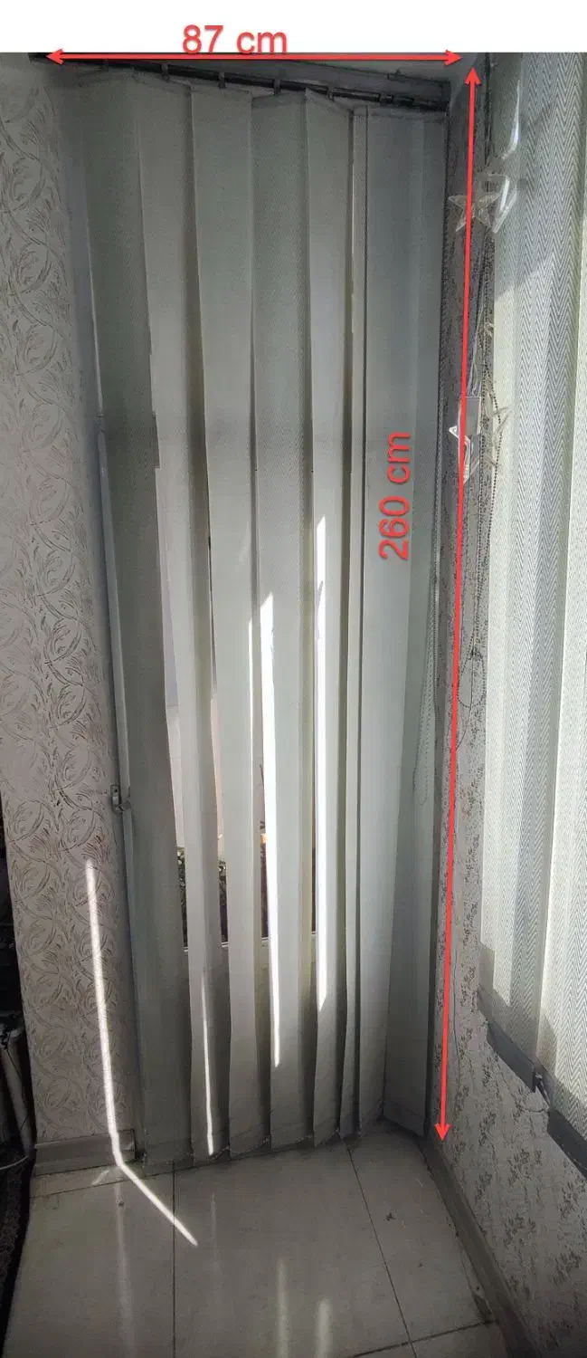 پرده کرکره ای عمودی|پرده، رانر، رومیزی|اصفهان, احمدآباد|دیوار