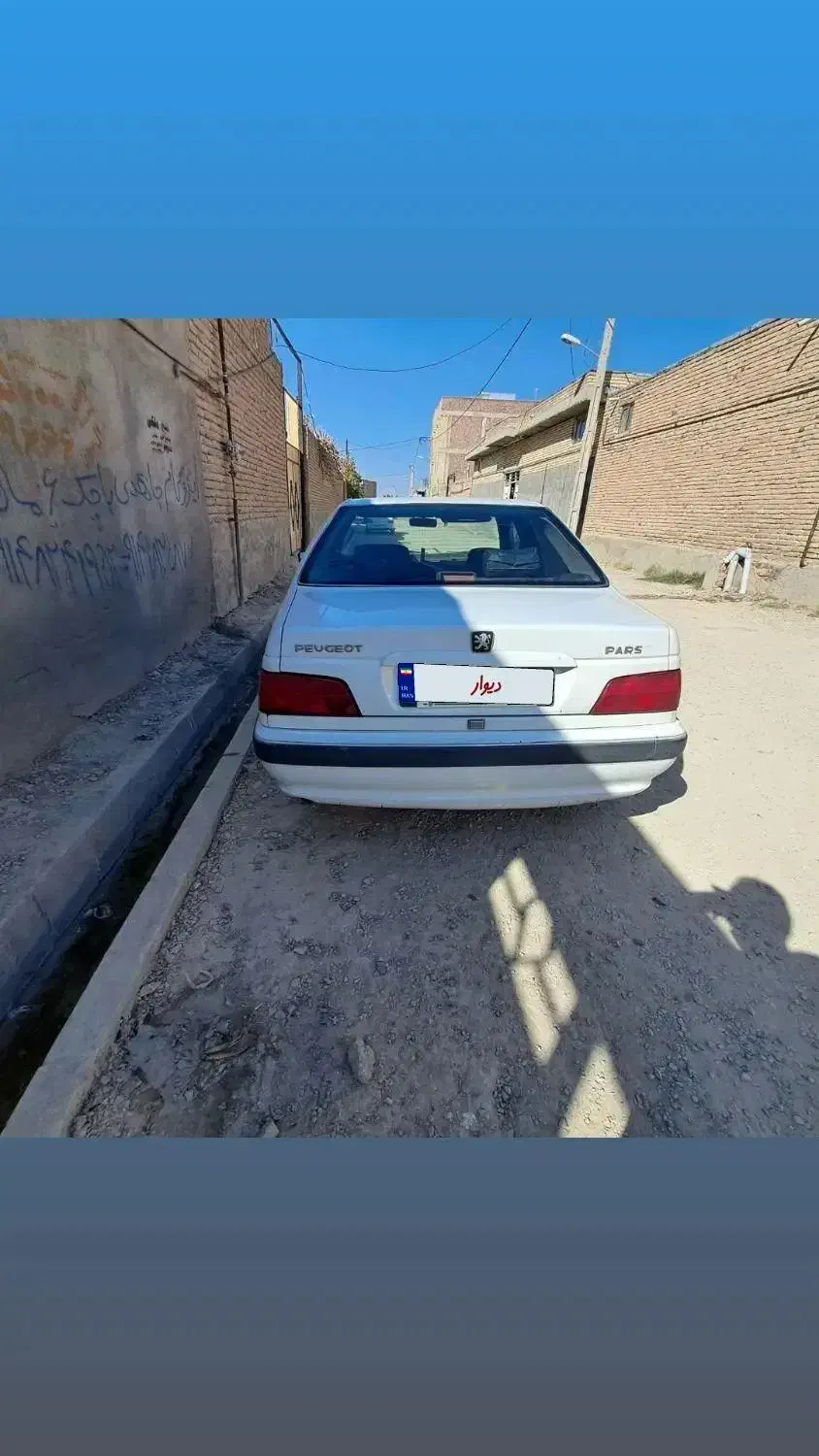 پژو پارس مدل ۸۷سفید|خودرو سواری و وانت|میاندوآب, |دیوار