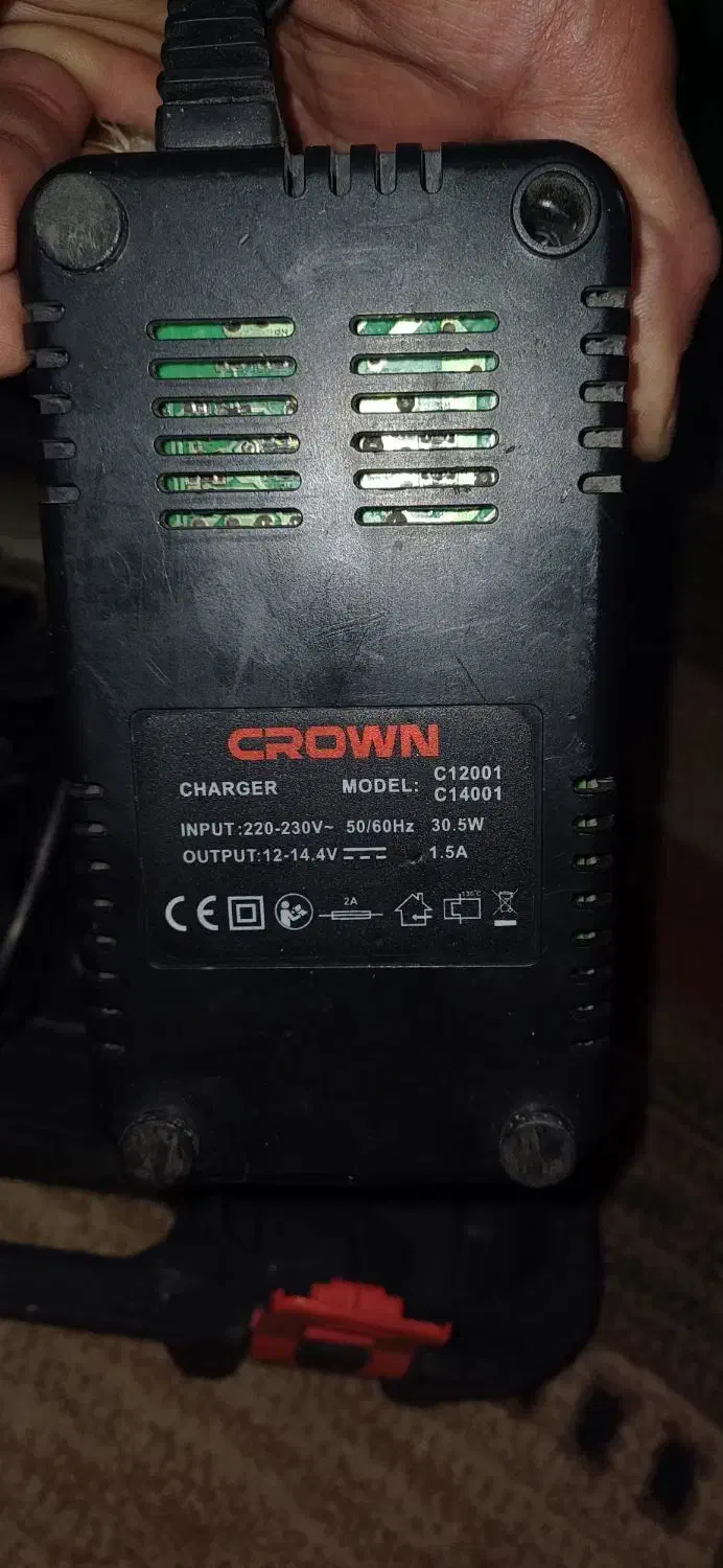 دریل شارژی کرون کاملا سالم با دو عدد باطری فابریک|ابزارآلات|مشهد, شهرک رازی (شهرک غرب)|دیوار