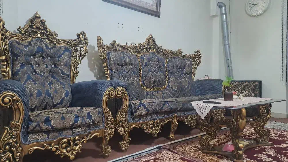 مبل چوب سلطنتی|مبلمان خانگی و میز عسلی|پاکدشت, پاکدشت (مامازند)|دیوار