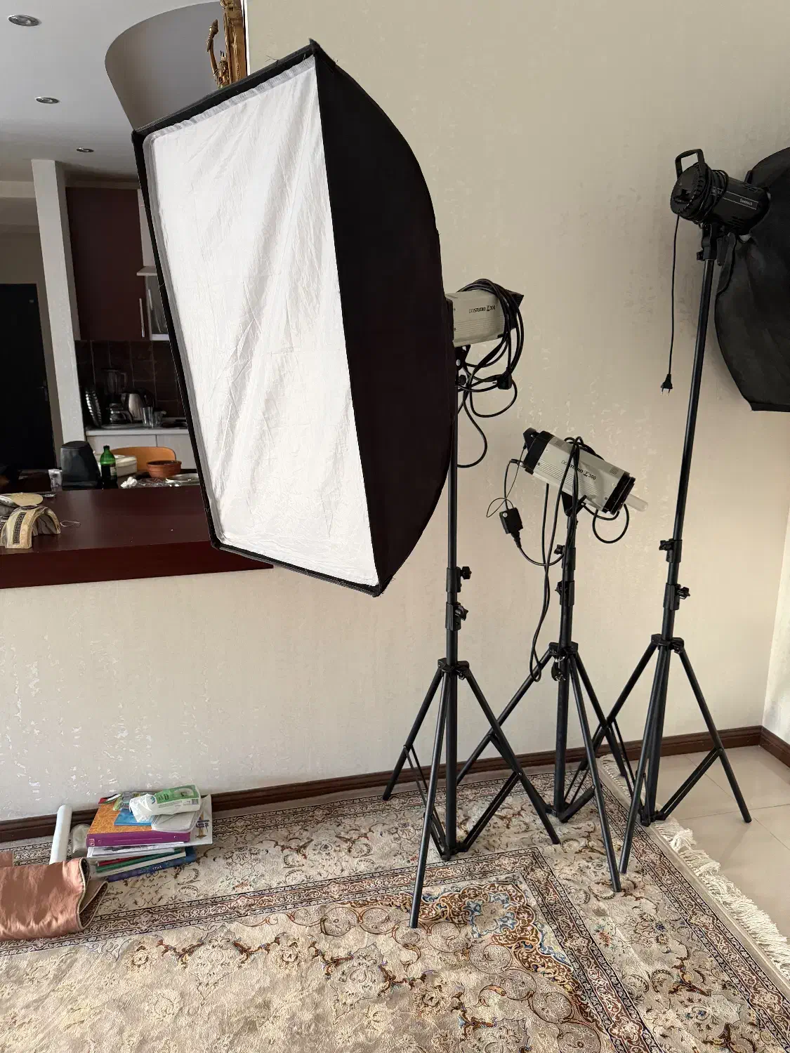 دو عدد نور فلاش با پایه|دوربین عکاسی و فیلمبرداری|مشهد, جاهد شهر|دیوار