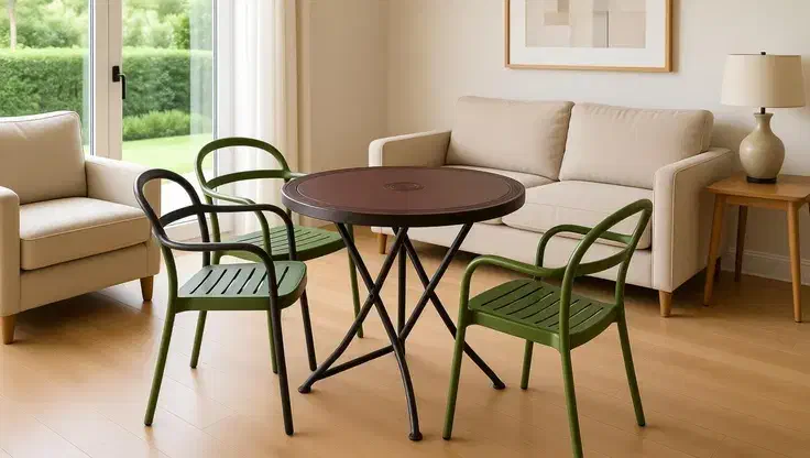 صندلی پلاستیکی طرح لهستانی کد 856|میز و صندلی غذاخوری|اندیمشک, |دیوار