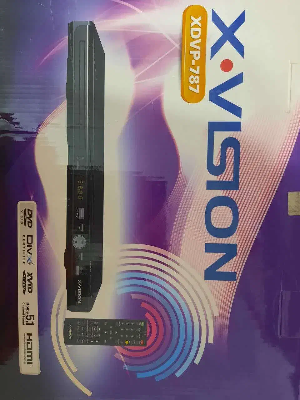 فروش دستگاه دی وی دی ایکس ویژن|پخش‌کننده DVD و ویدیو|فرخ‌شهر, |دیوار