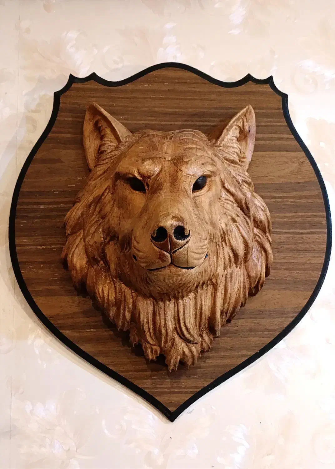 سردیس گرگ چوبی|مجسمه، تندیس، ماکت|مشهد, آزادشهر|دیوار