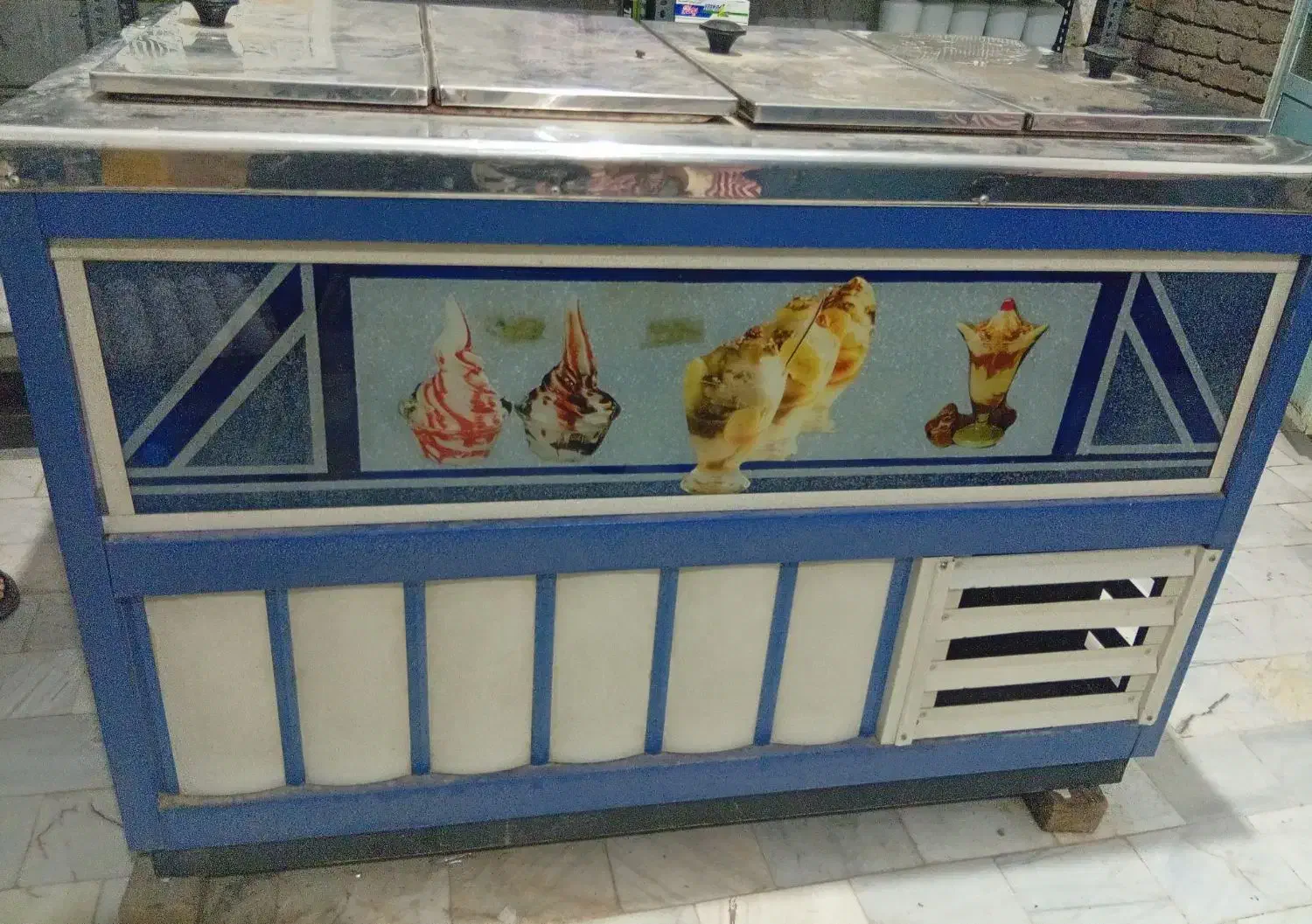 یخچال فریزر بستنی|فروشگاه و مغازه|انبارآلوم, |دیوار