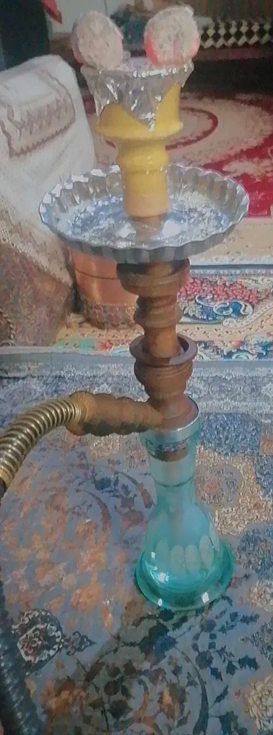 قیلون دوسیب قهوه خونه ای|کلکسیون و سرگرمی|یزد, |دیوار