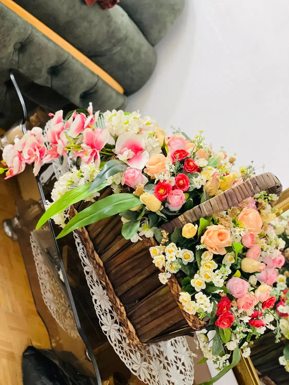 باکس گل مصنوعی وارداتی|گل مصنوعی|رشت, کوی فکوری|دیوار