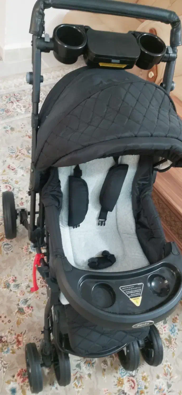 کالسکه دلیجان مدل بنیتا به رنگ مشکی|کالسکه و لوازم جانبی|قزوین, |دیوار