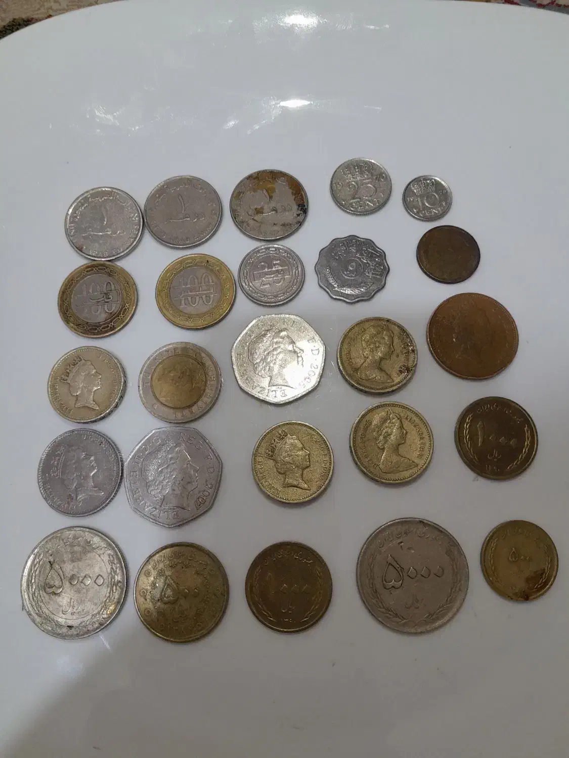 تعدادی سکه قدیمی خارجی|کلکسیون سکه، تمبر، اسکناس|قم, انسجام|دیوار