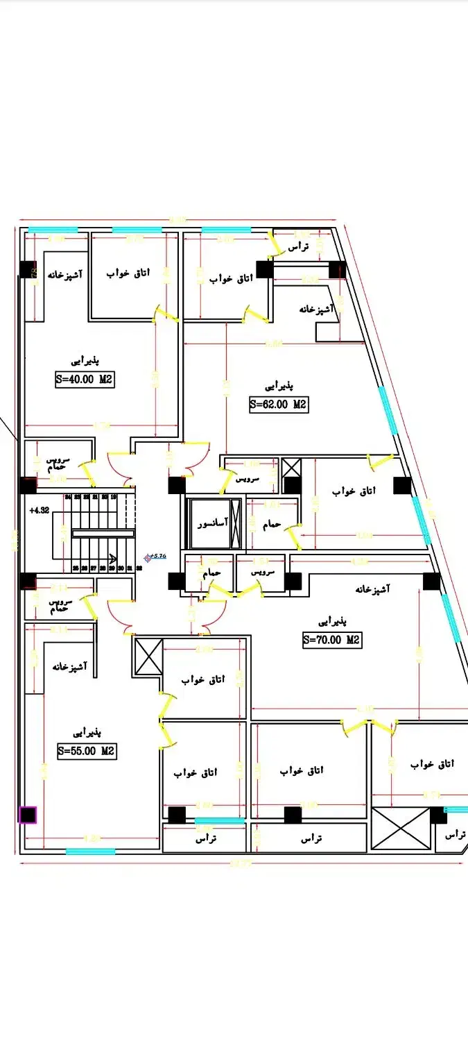 پیش فروش واحد 40 متری فول امکانات با آسانسور|پیش‌فروش املاک|رودسر, |دیوار