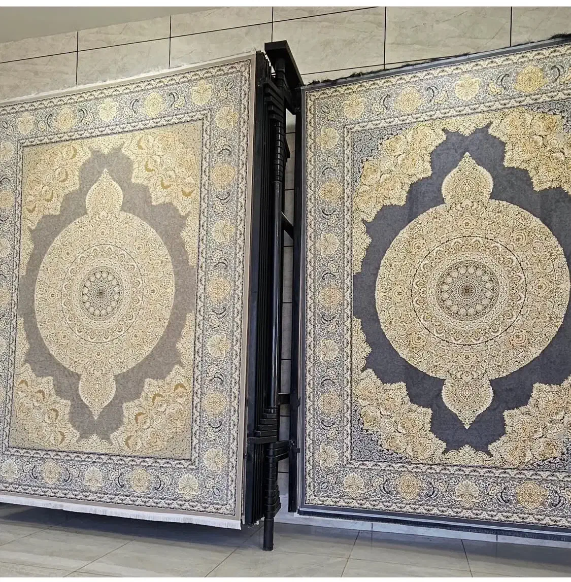 فرش سلاطین با ۱۲۰طرح جدید/کد رنگبندی۴۴۵۳|فرش|شیراز, لاله|دیوار